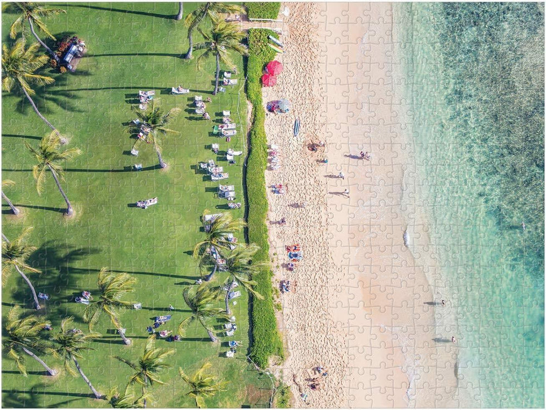 The Hawaii Beach Double Sided 500 Piece Puzzle - Giften Market