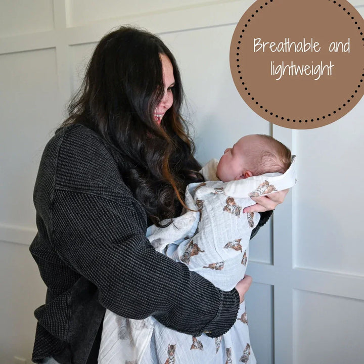 Tiger Cub Baby Muslin Swaddle Blanket