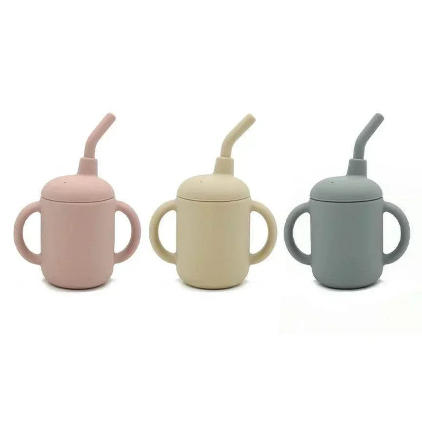 Toddler Silicone Sippy Cup with Straw - Giften Market