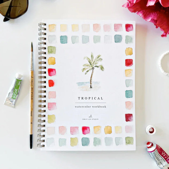Tropical Watercolor Workbook - Giften Market