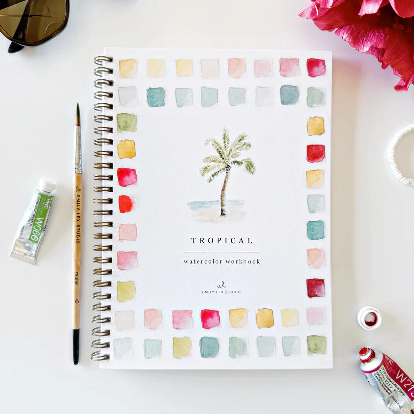 Tropical Watercolor Workbook - Giften Market
