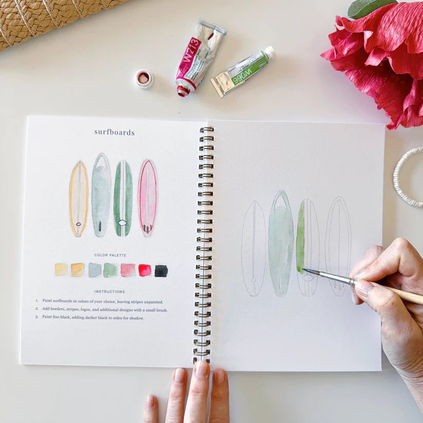 Tropical Watercolor Workbook - Giften Market