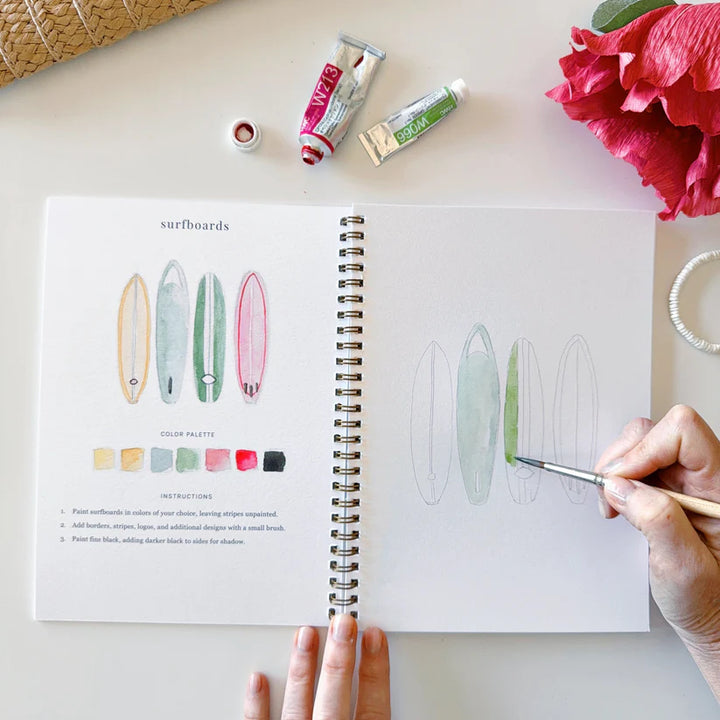 Tropical Watercolor Workbook - Giften Market