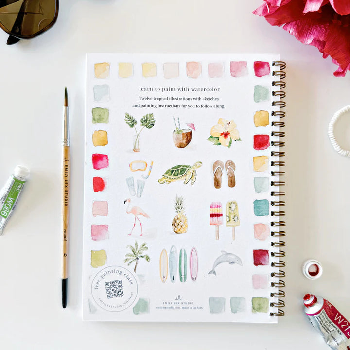 Tropical Watercolor Workbook - Giften Market