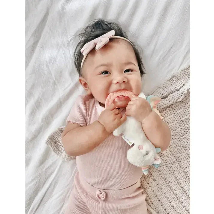 Unicorn Ritzy Rattle Pal™ Plush with Teether - Giften Market
