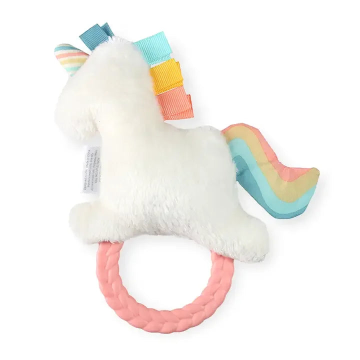 Unicorn Ritzy Rattle Pal™ Plush with Teether - Giften Market