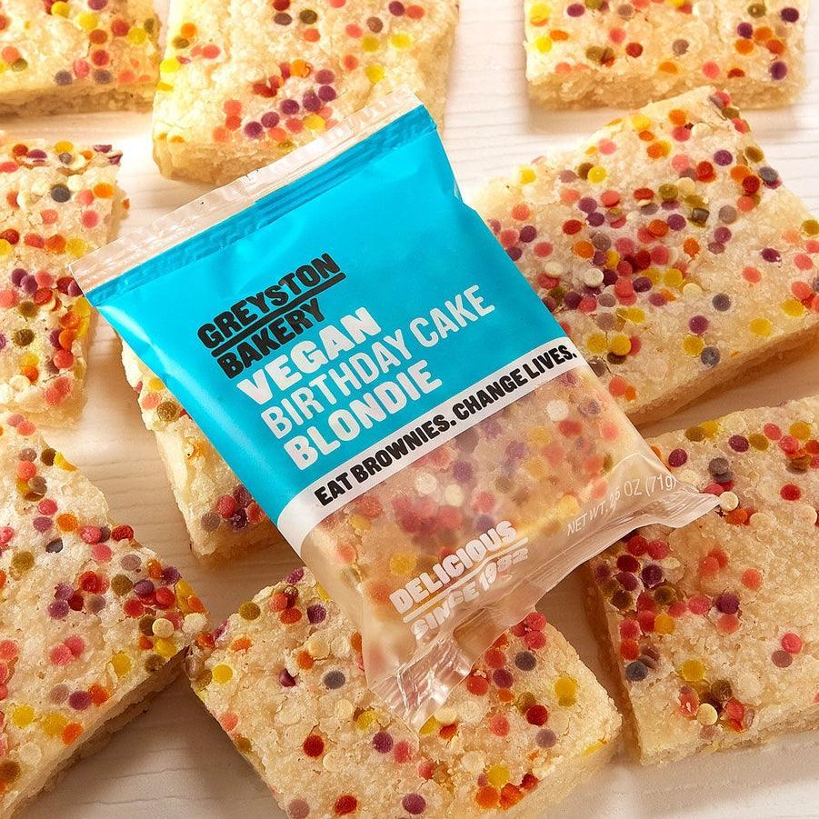 Vegan Birthday Cake Blondie - Giften Market