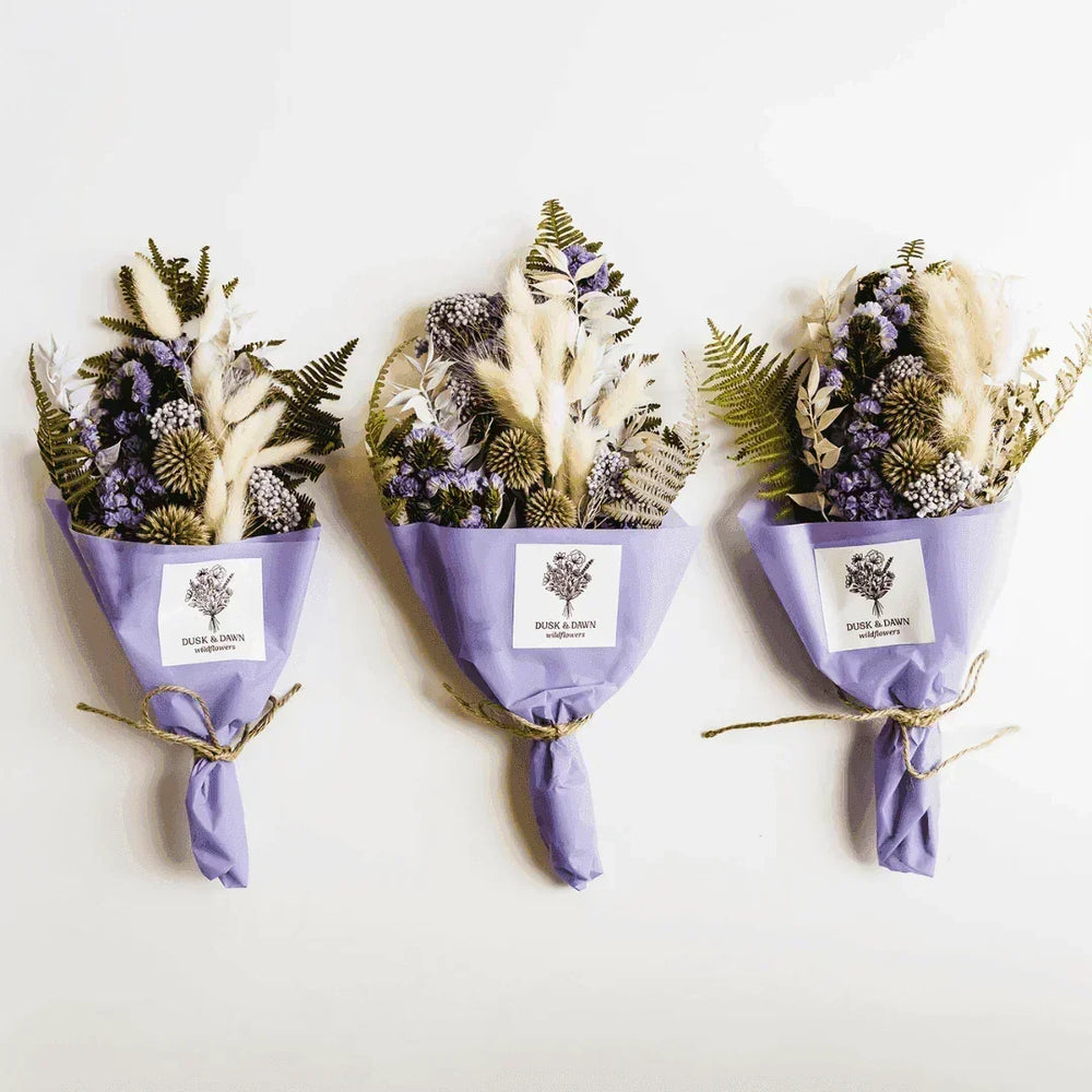 Violet Dried Flower Mini Bouquet - Giften Market