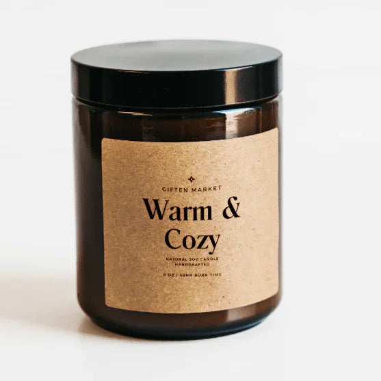Warm & Cozy Soy Candle - Giften Market