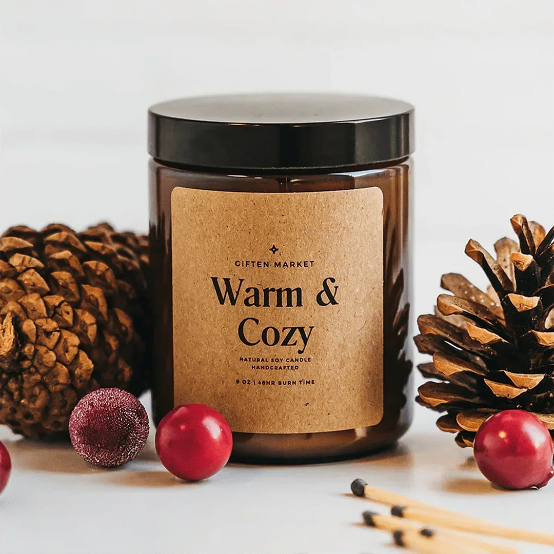 Warm & Cozy Soy Candle - Giften Market