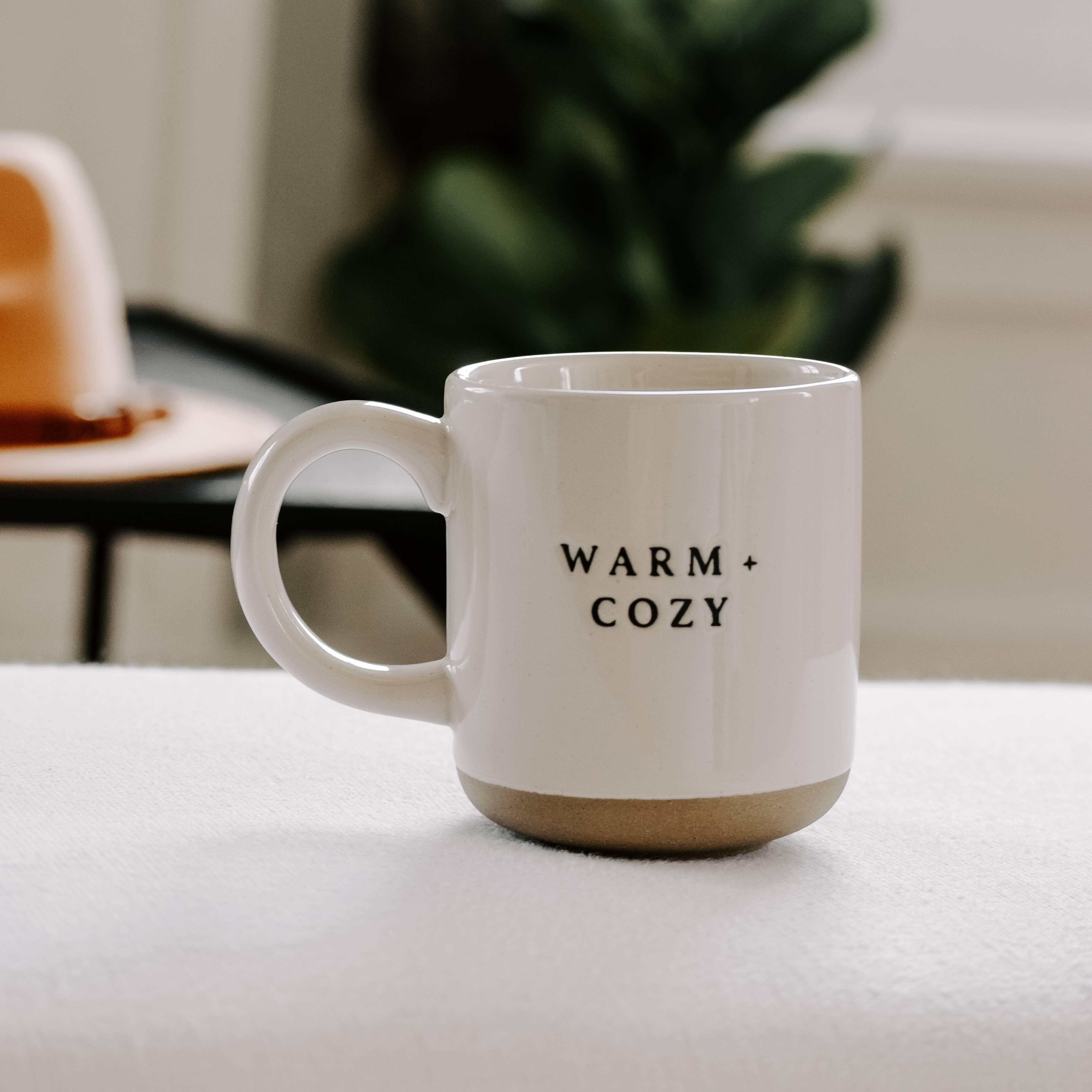 Warm and Cozy Stoneware Coffee Mug