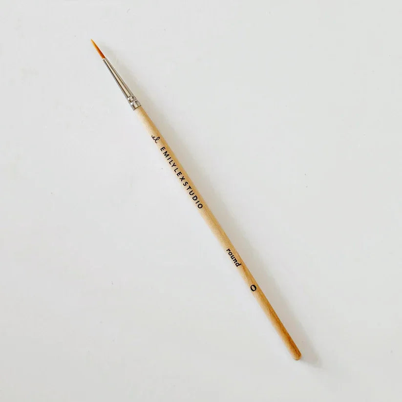 Watercolor Wooden Paintbrush Set