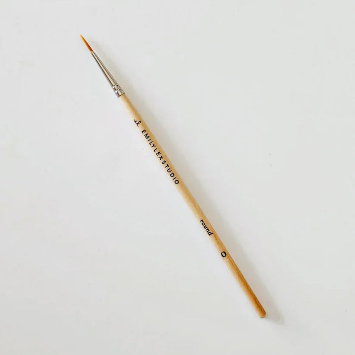 Watercolor Wooden Paintbrush Set