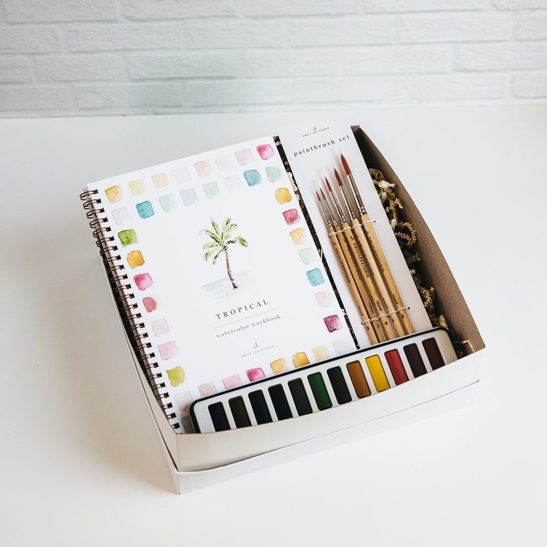 Watercolor Workbook Gift Box