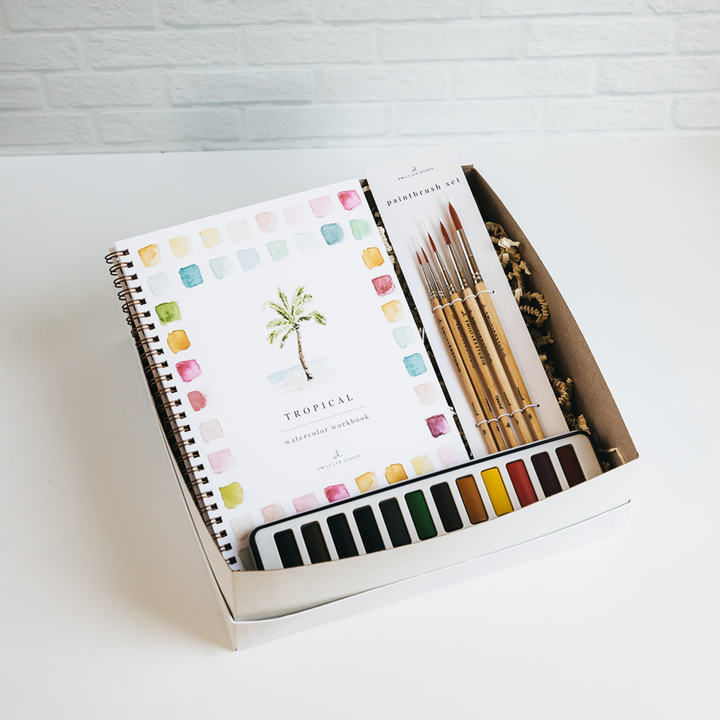 Watercolor Workbook Gift Box