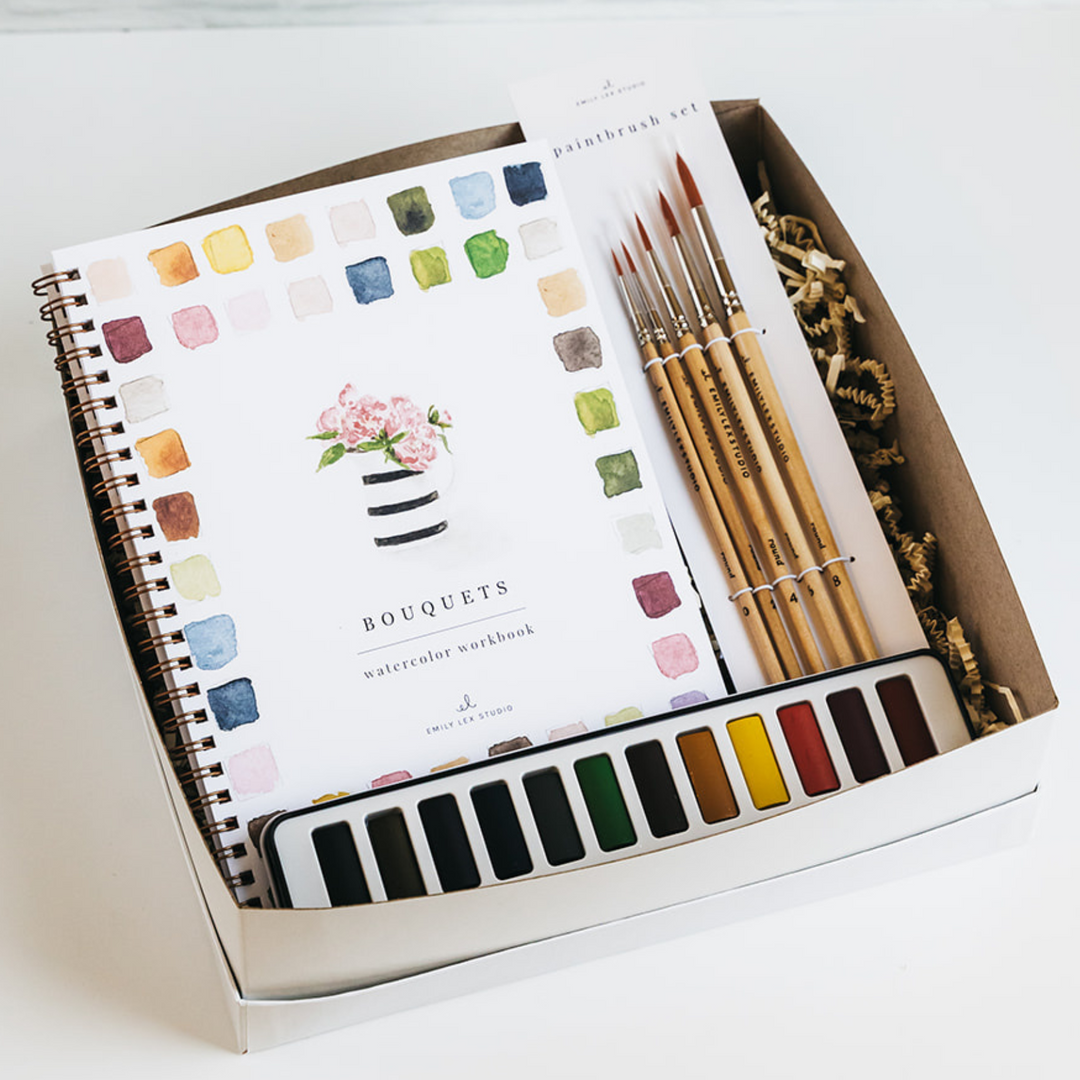 Watercolor Workbook Gift Box