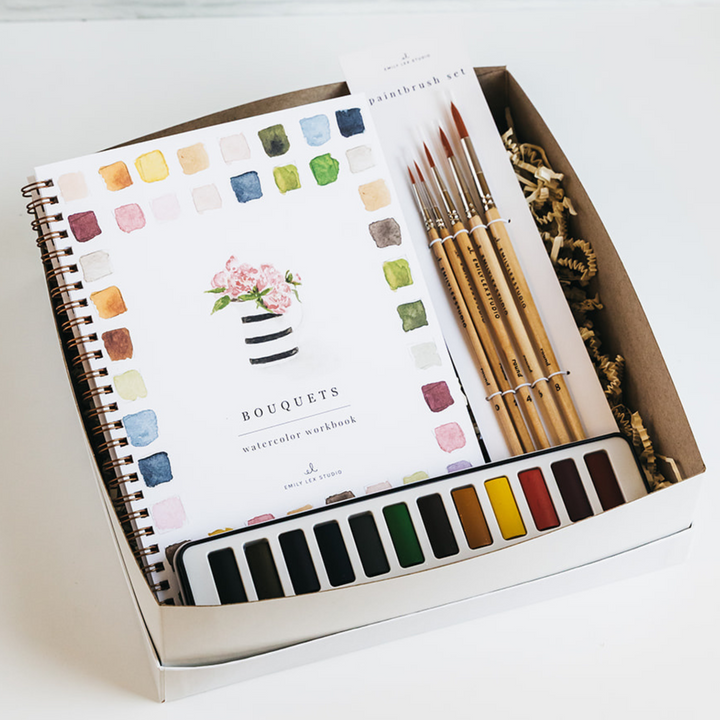 Watercolor Workbook Gift Box