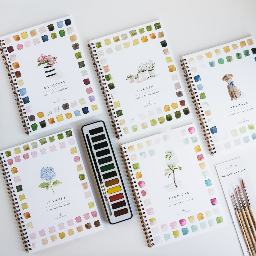 Watercolor Workbook Gift Box