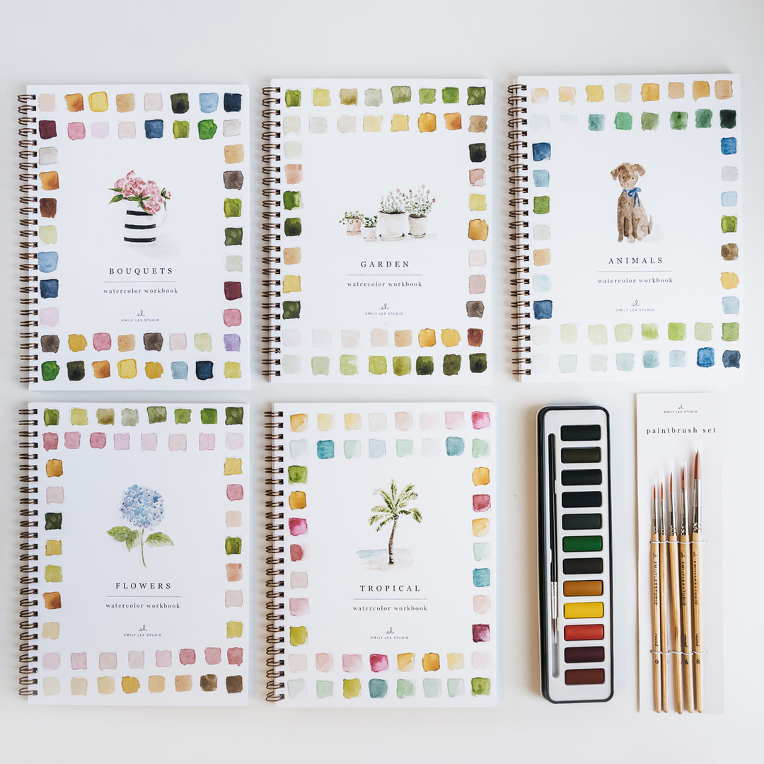 Watercolor Workbook Gift Box