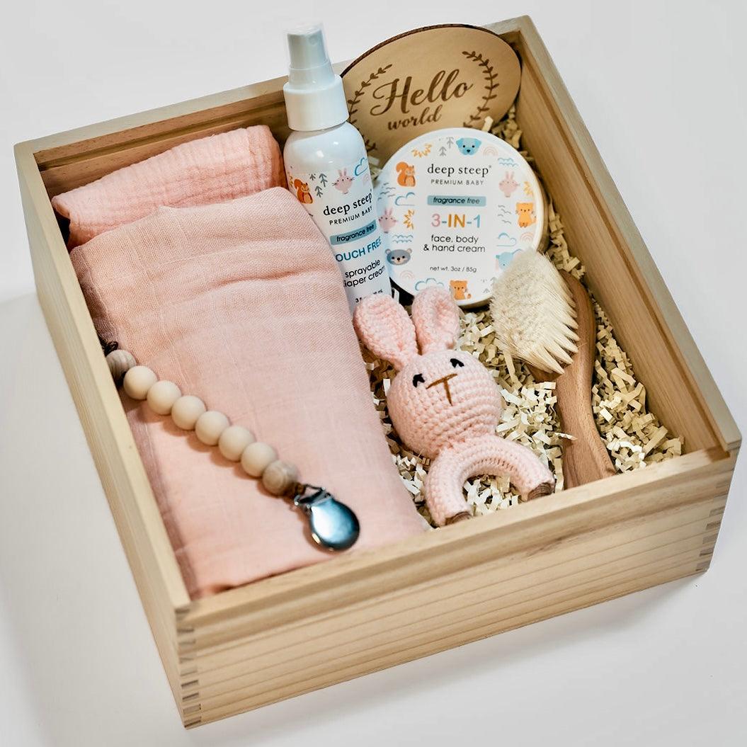 Welcome Baby Deluxe Gift Crate - Giften Market