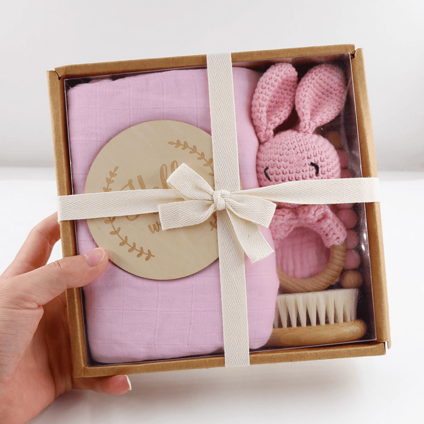 Welcome Baby Gift Set - Blush Pink - Giften Market