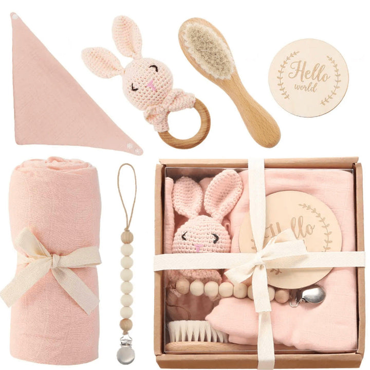 Welcome Baby Gift Set - Blush Pink - Giften Market