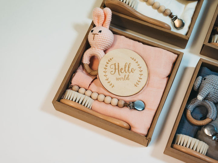 Welcome Baby Gift Set - Blush Pink - Giften Market