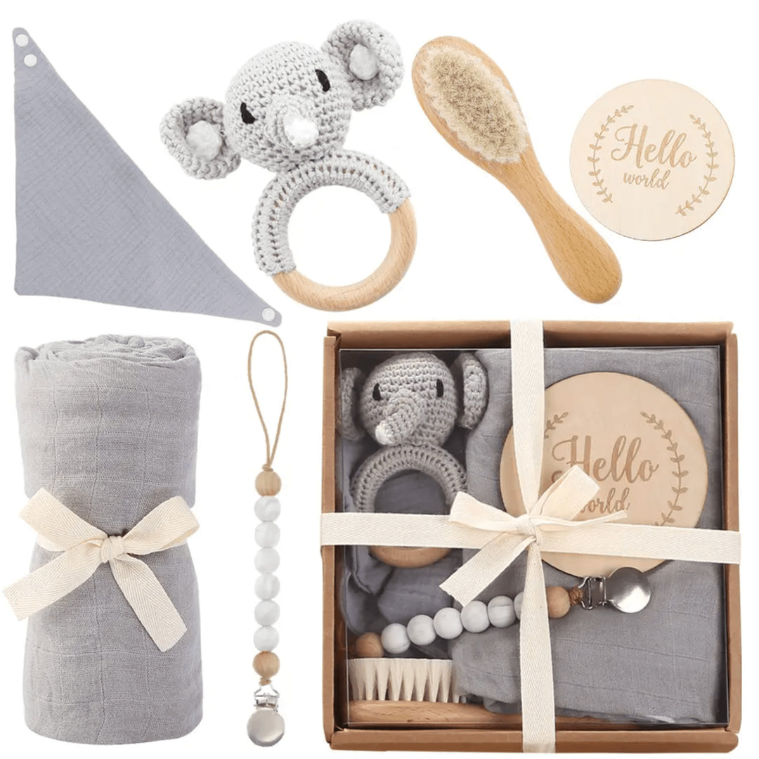 Welcome Baby Gift Set - Grey