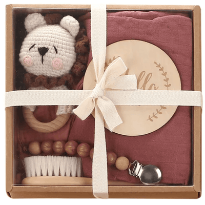 Welcome Baby Gift Set - Maroon - Giften Market