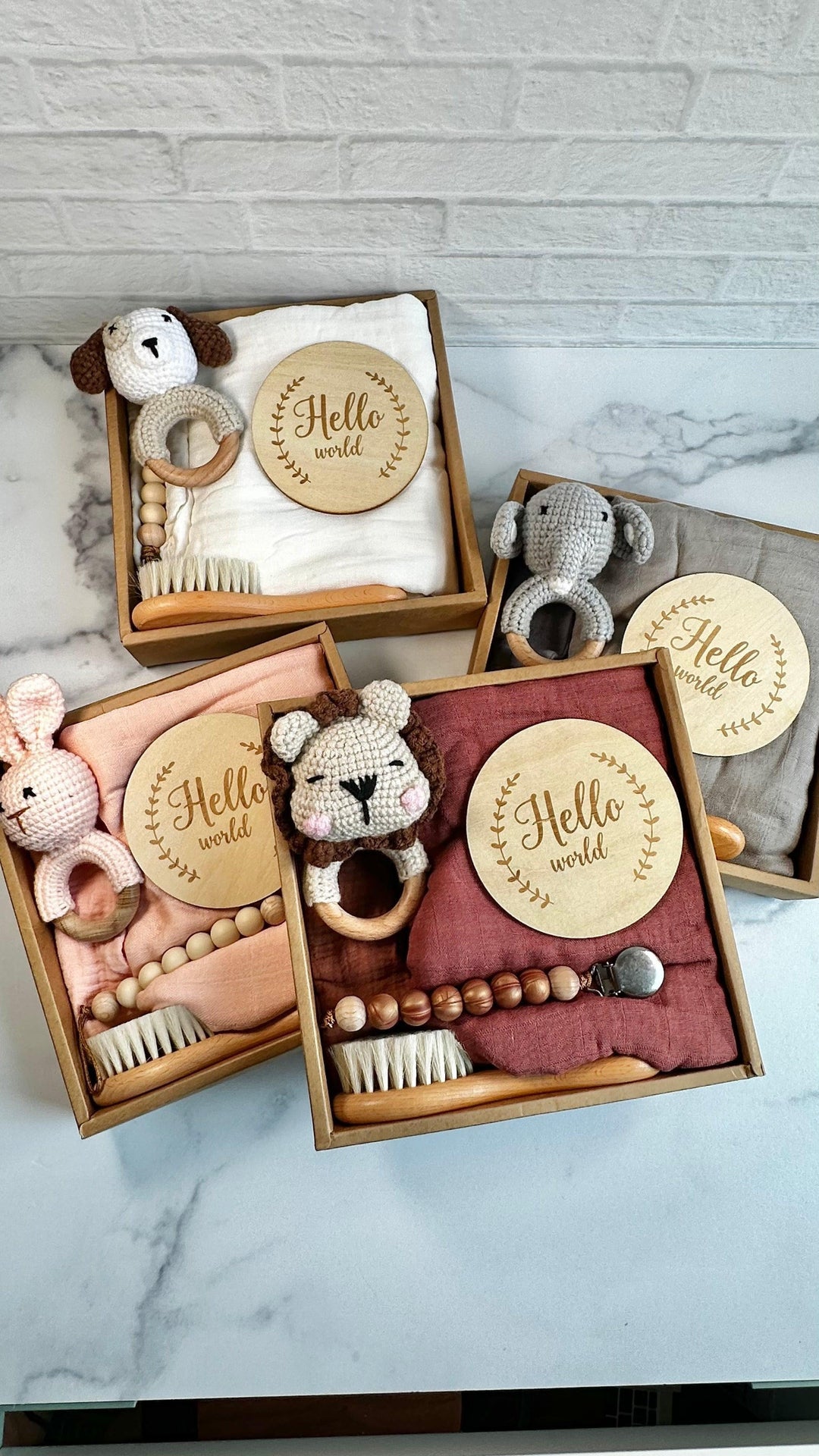 Welcome Baby Gift Set - Maroon - Giften Market