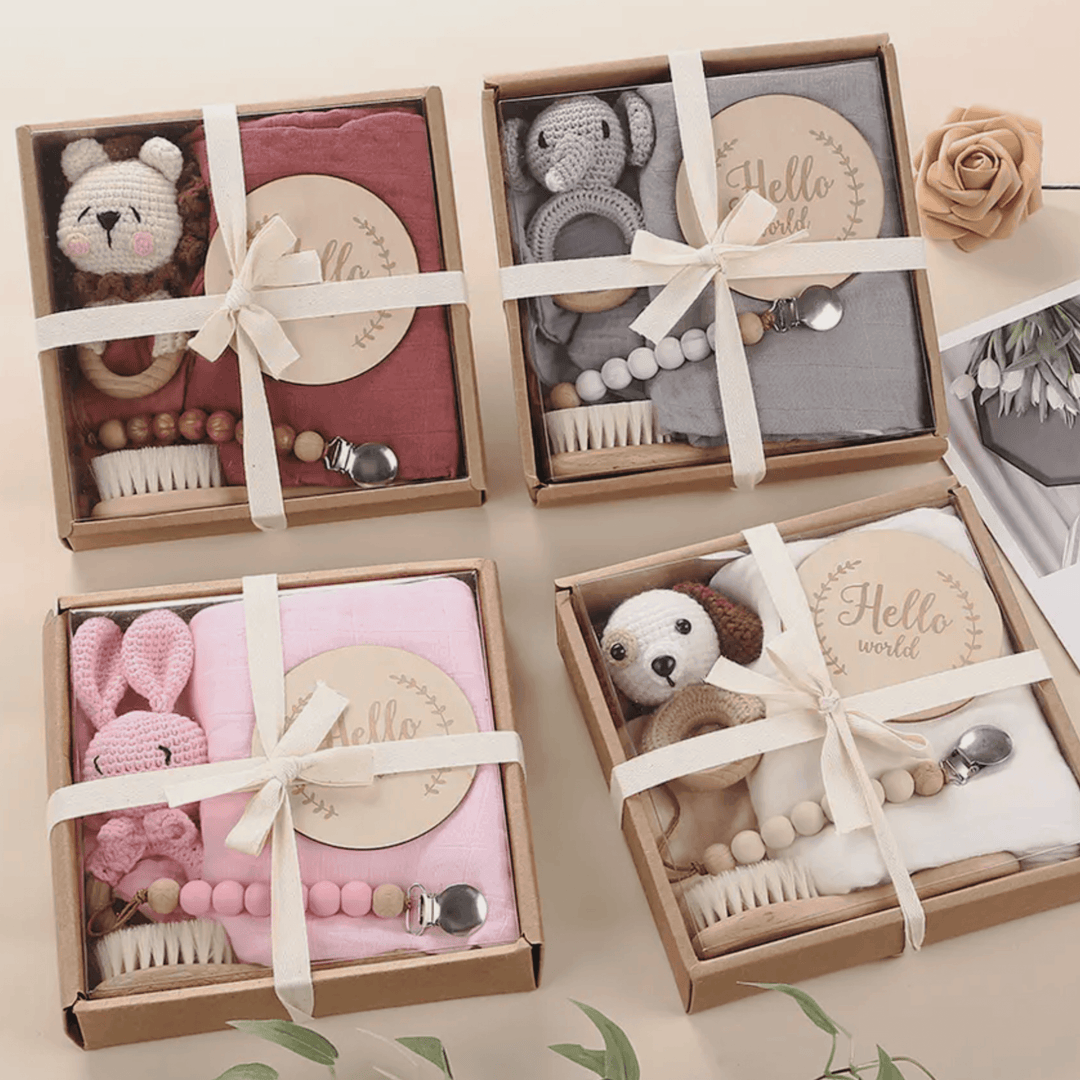 Welcome Baby Gift Set - Maroon - Giften Market