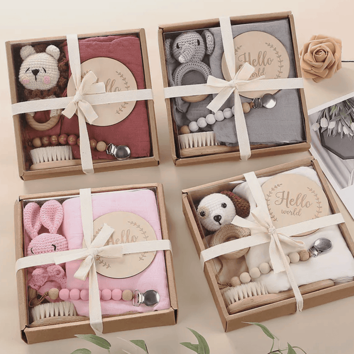 Welcome Baby Gift Set - Maroon - Giften Market