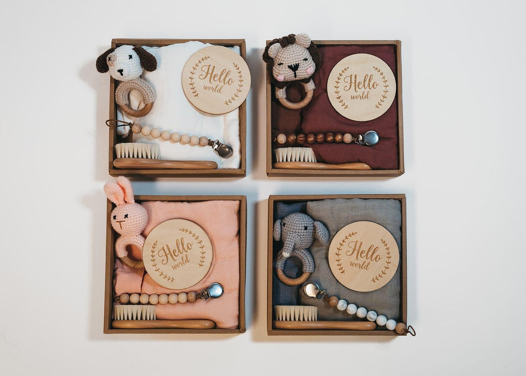 Welcome Baby Gift Set - Maroon - Giften Market