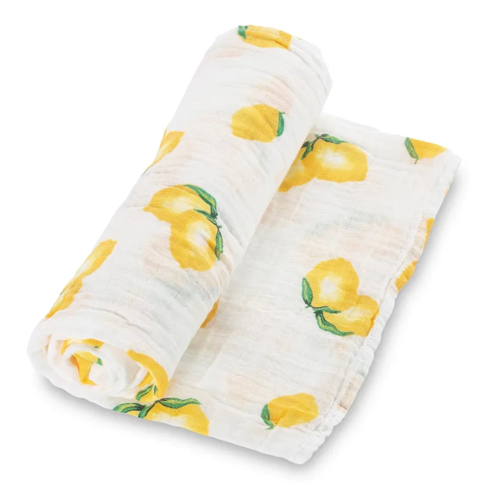 When Life Hands You Lemons Baby Muslin Swaddle Blanket - Giften Market