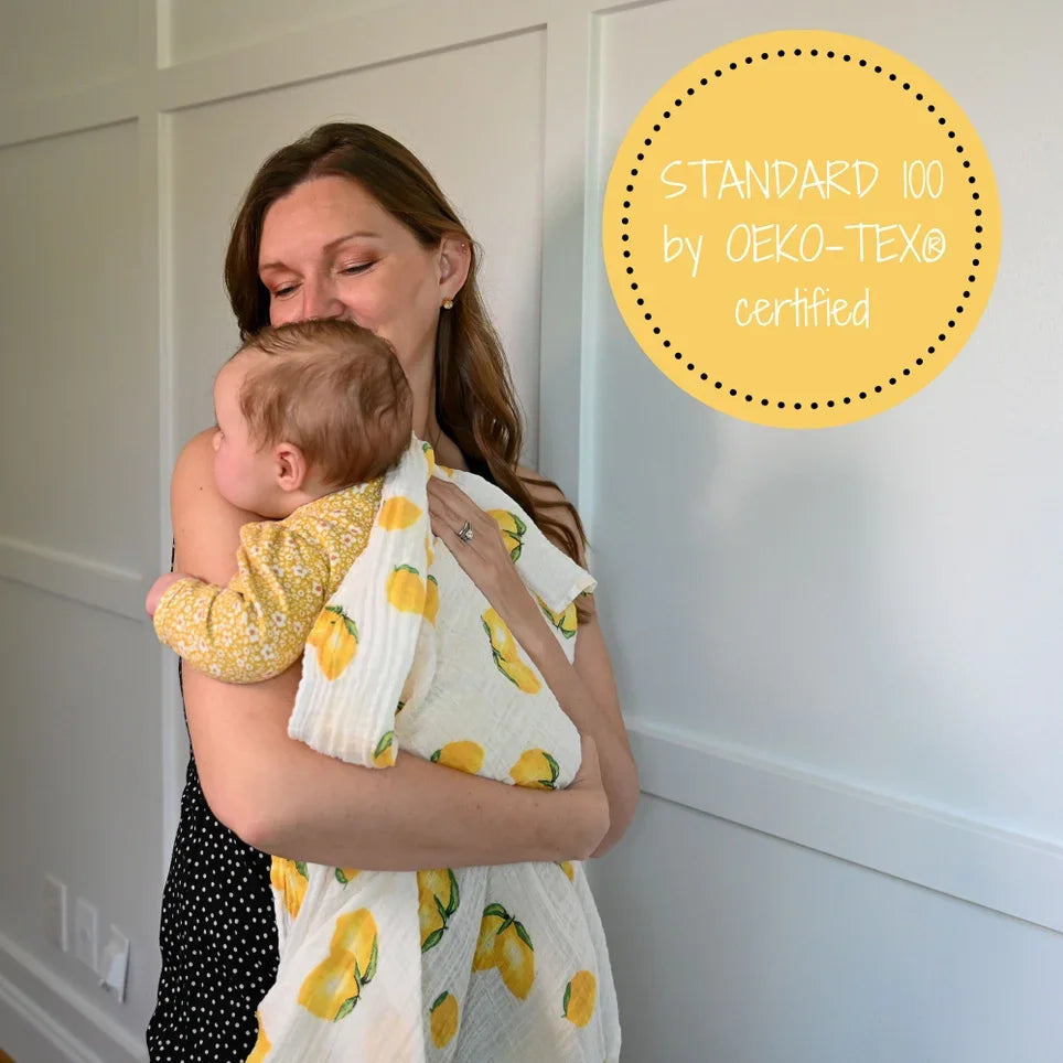 When Life Hands You Lemons Baby Muslin Swaddle Blanket - Giften Market