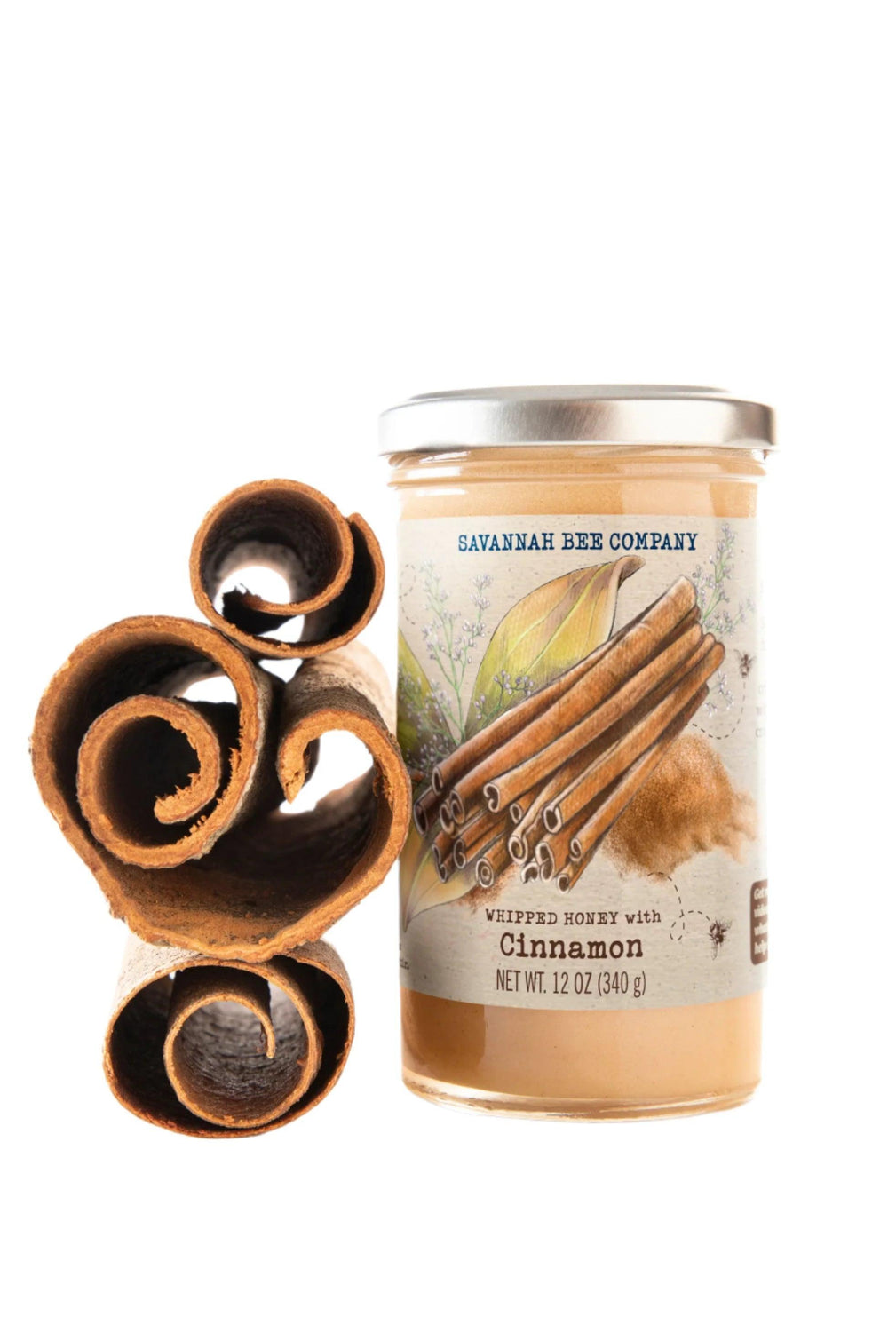Whipped Honey With Cinnamon - 3oz - Giften Market