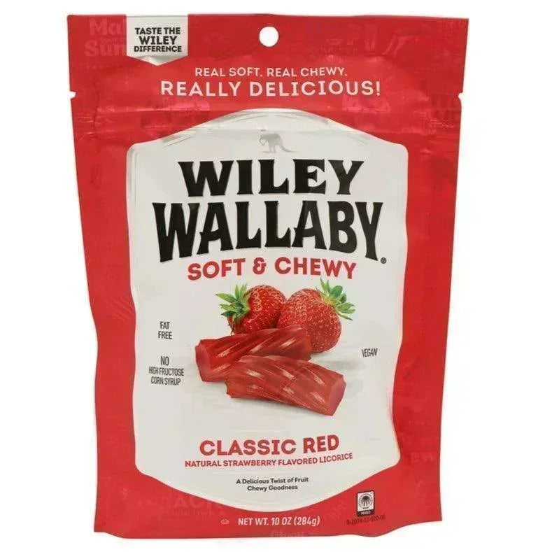 Wiley Wallaby Classic Red Licorice - Giften Market