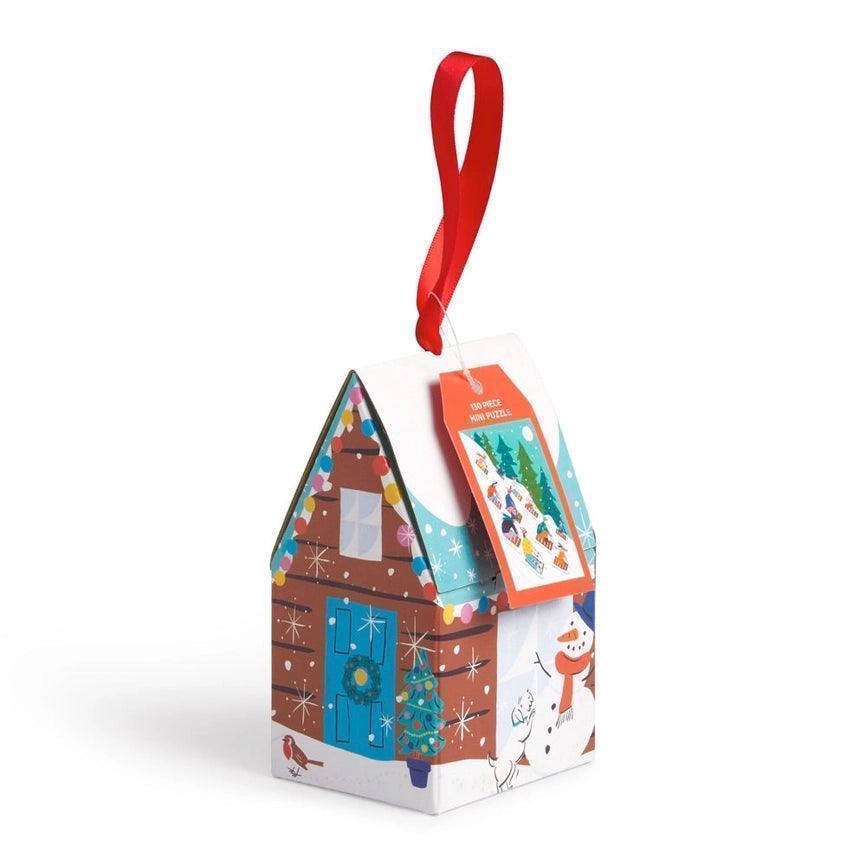 Winter Sledding 130pc Puzzle Ornament - Giften Market