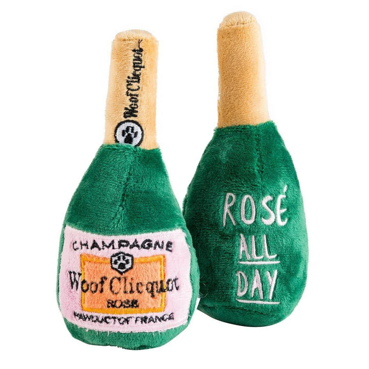 Woof Clicquot Rosé Champagne Bottle Dog Toy - Giften Market