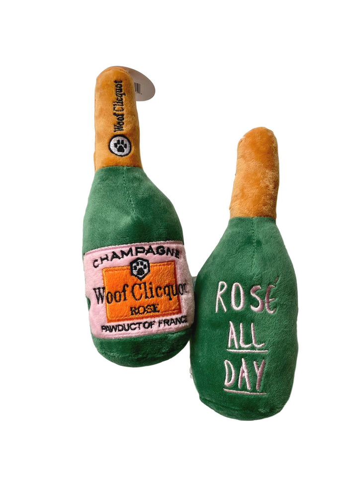 Woof Clicquot Rosé Champagne Bottle Dog Toy - Giften Market