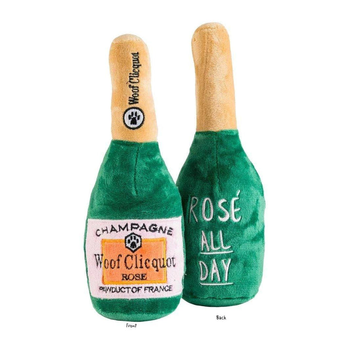 Woof Clicquot Rosé Champagne Bottle Dog Toy - Giften Market