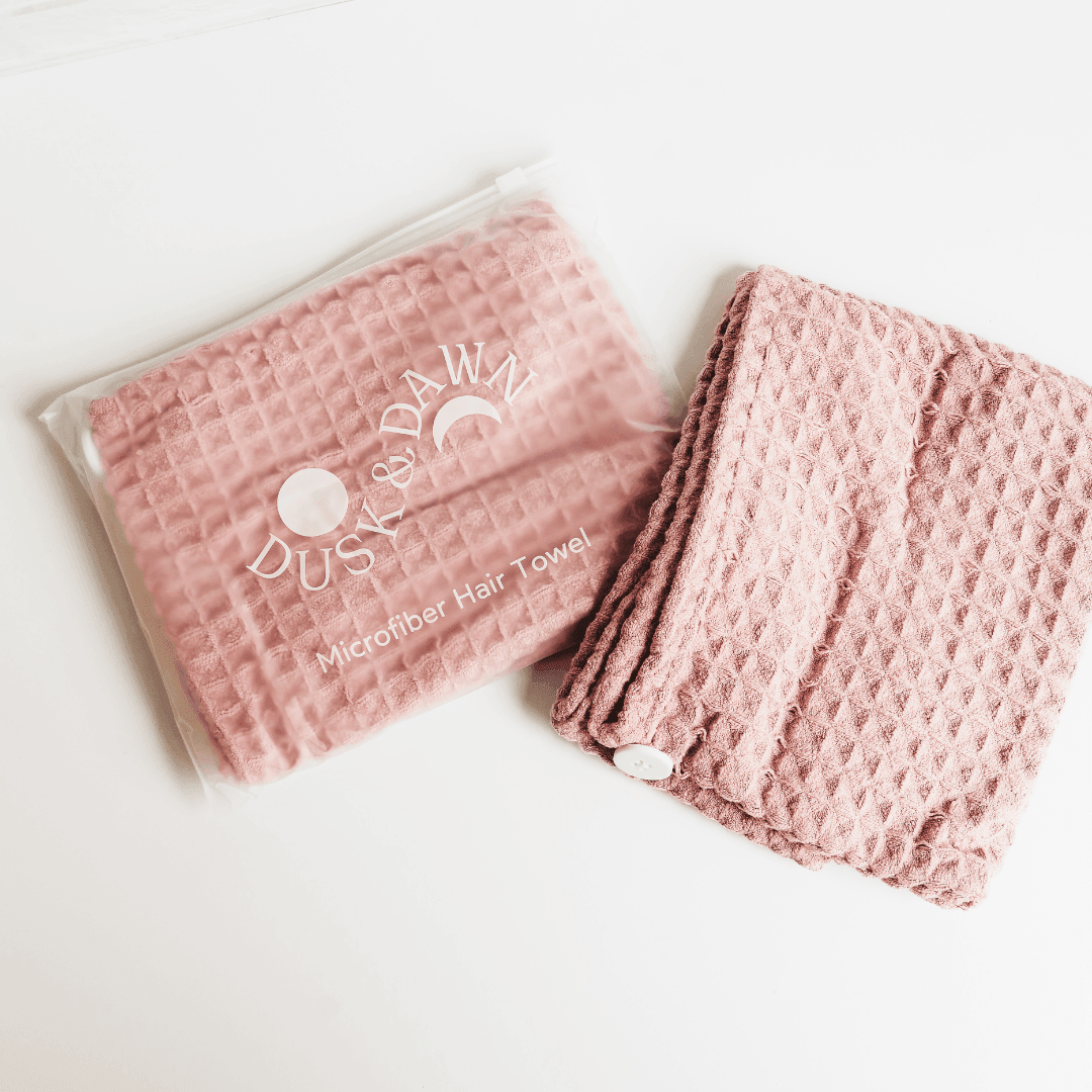 Wrap 'N Dry Microfiber Hair Towel - Blush - Giften Market