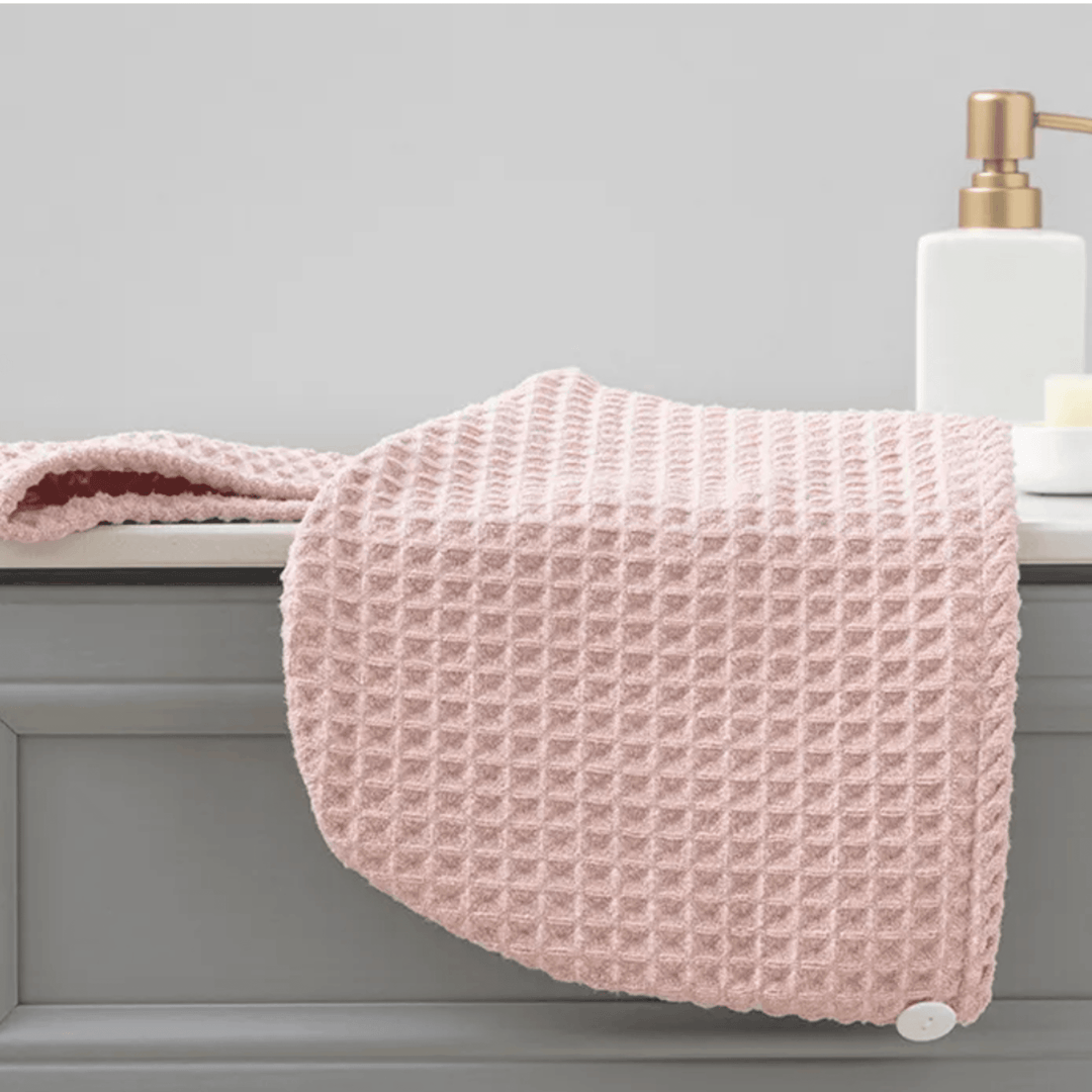 Wrap 'N Dry Microfiber Hair Towel - Blush - Giften Market