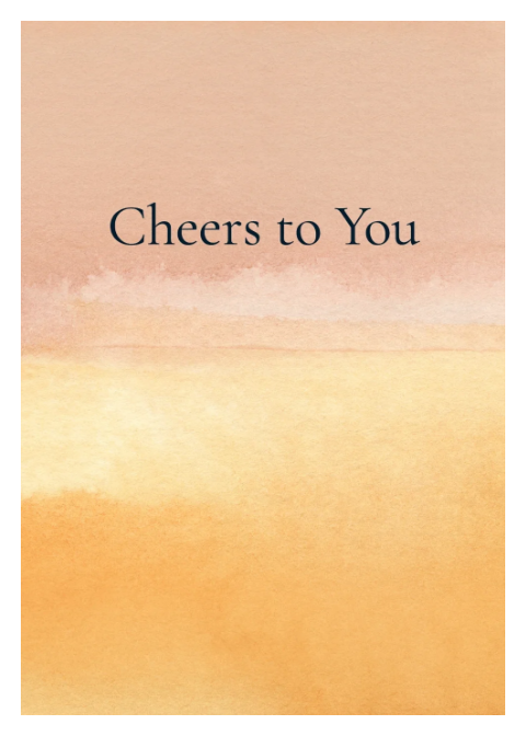 Cheers to you - sunset