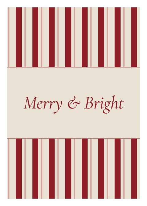 Merry &amp; Bright - Candy Cane Stripes