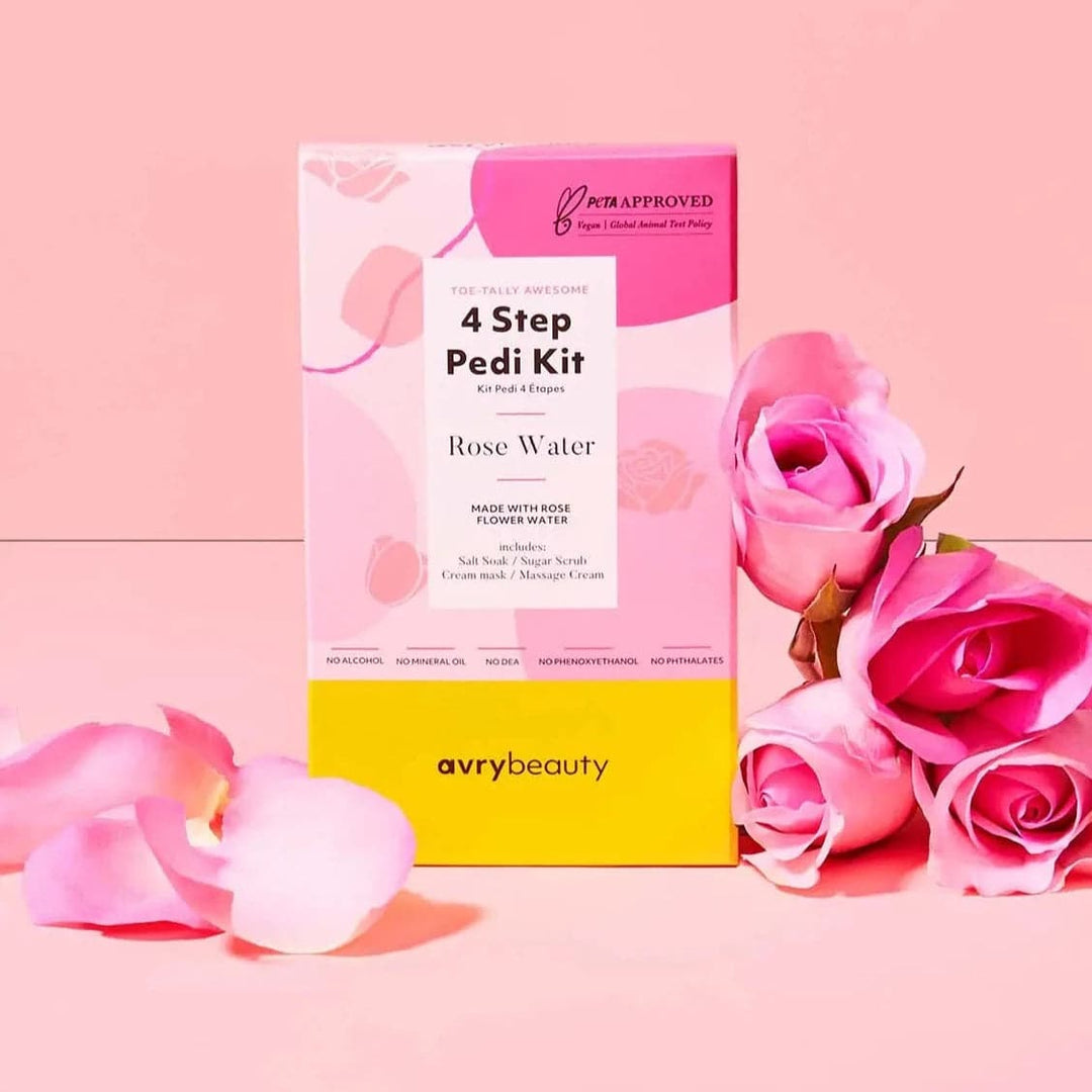 Rose Water 4 Step Pedi Kit - Giften Market 