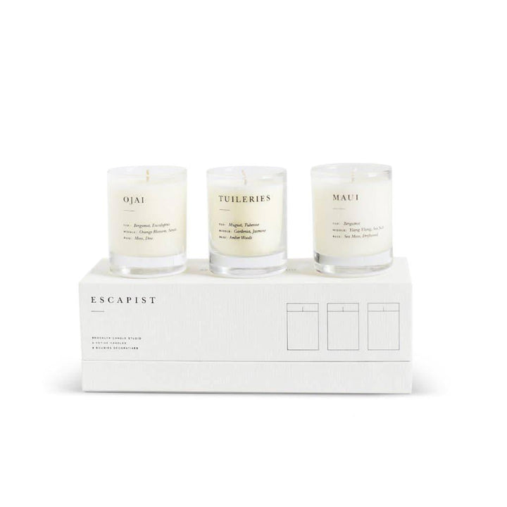 Escapist Votive Set - Fresh + Floral - Giften Market