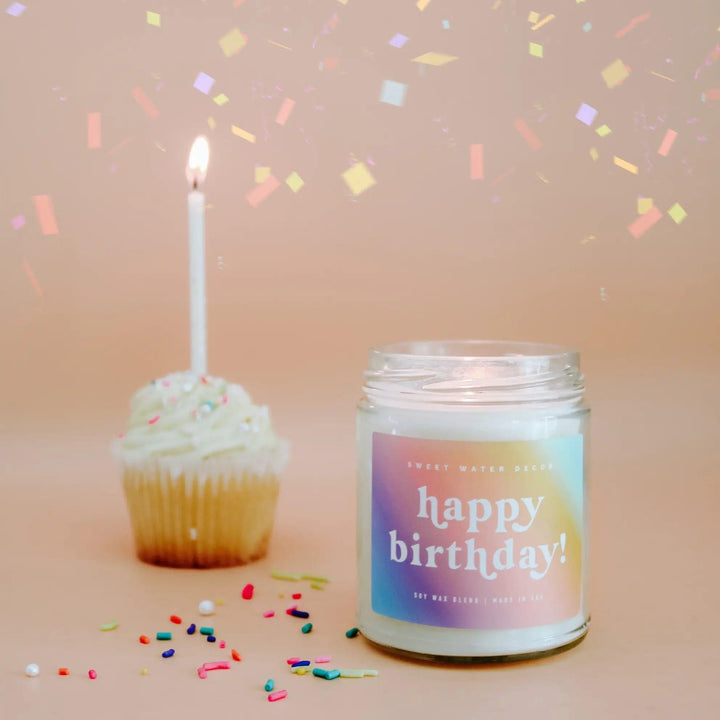 Happy Birthday Soy Candle - 9oz - Giften Market