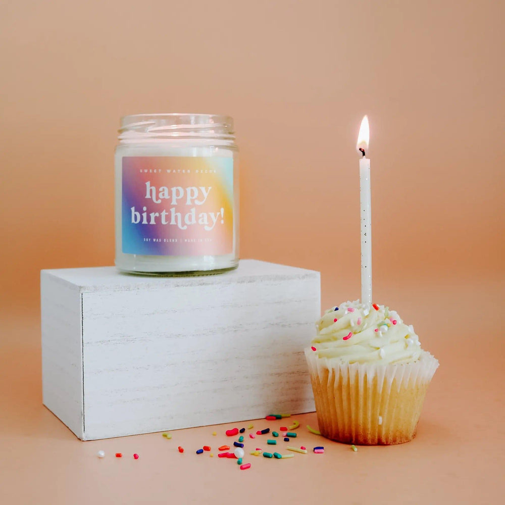 Happy Birthday Soy Candle - 9oz - Giften Market