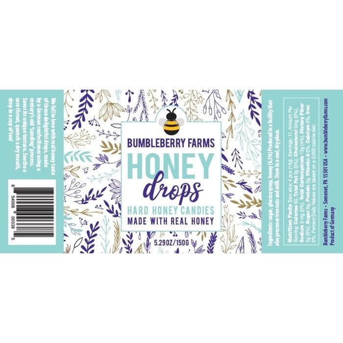 Honey Drops - Hard Honey Candies - Giften Market